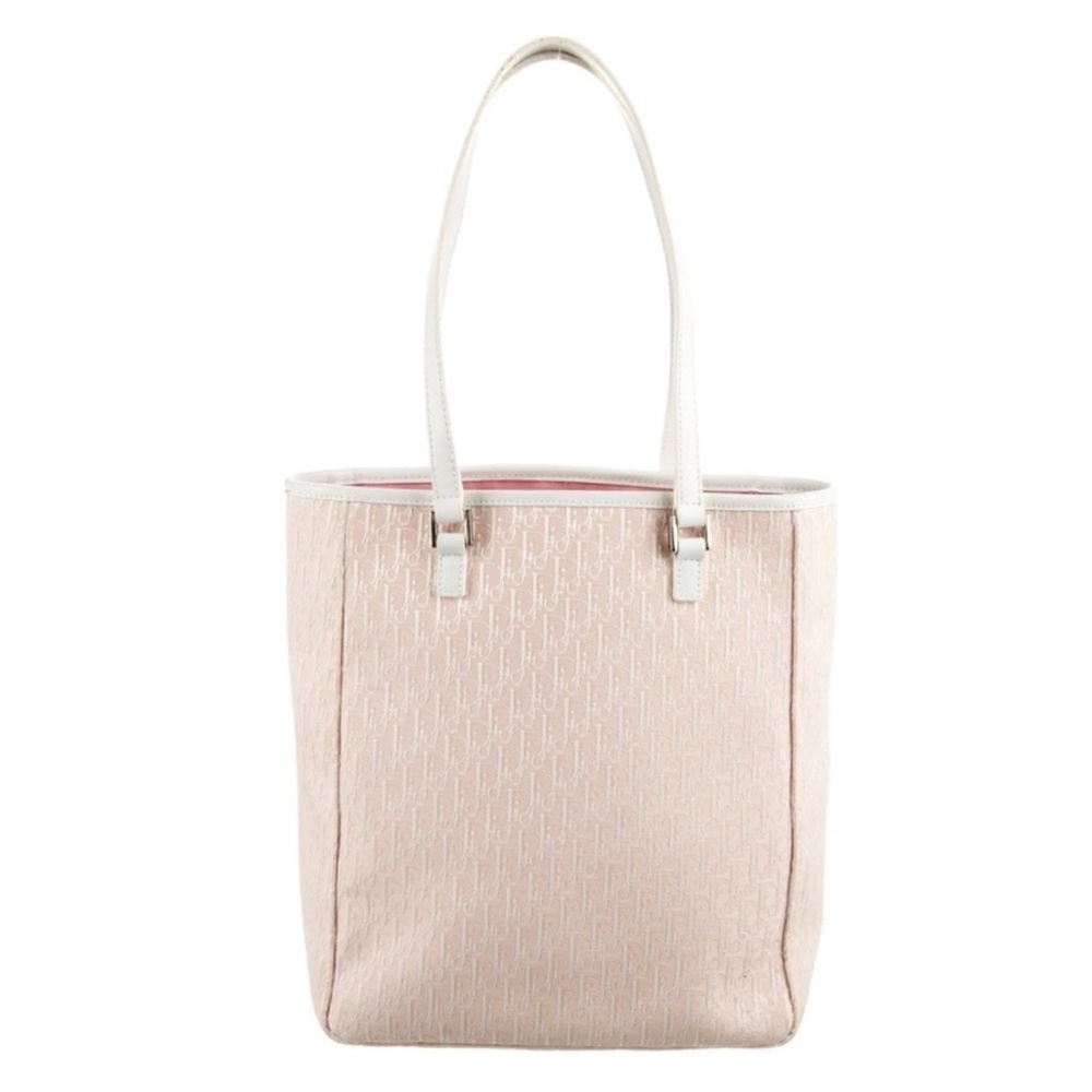 Authentic Christian Dior Small Diorissimo Tote Blush Pink